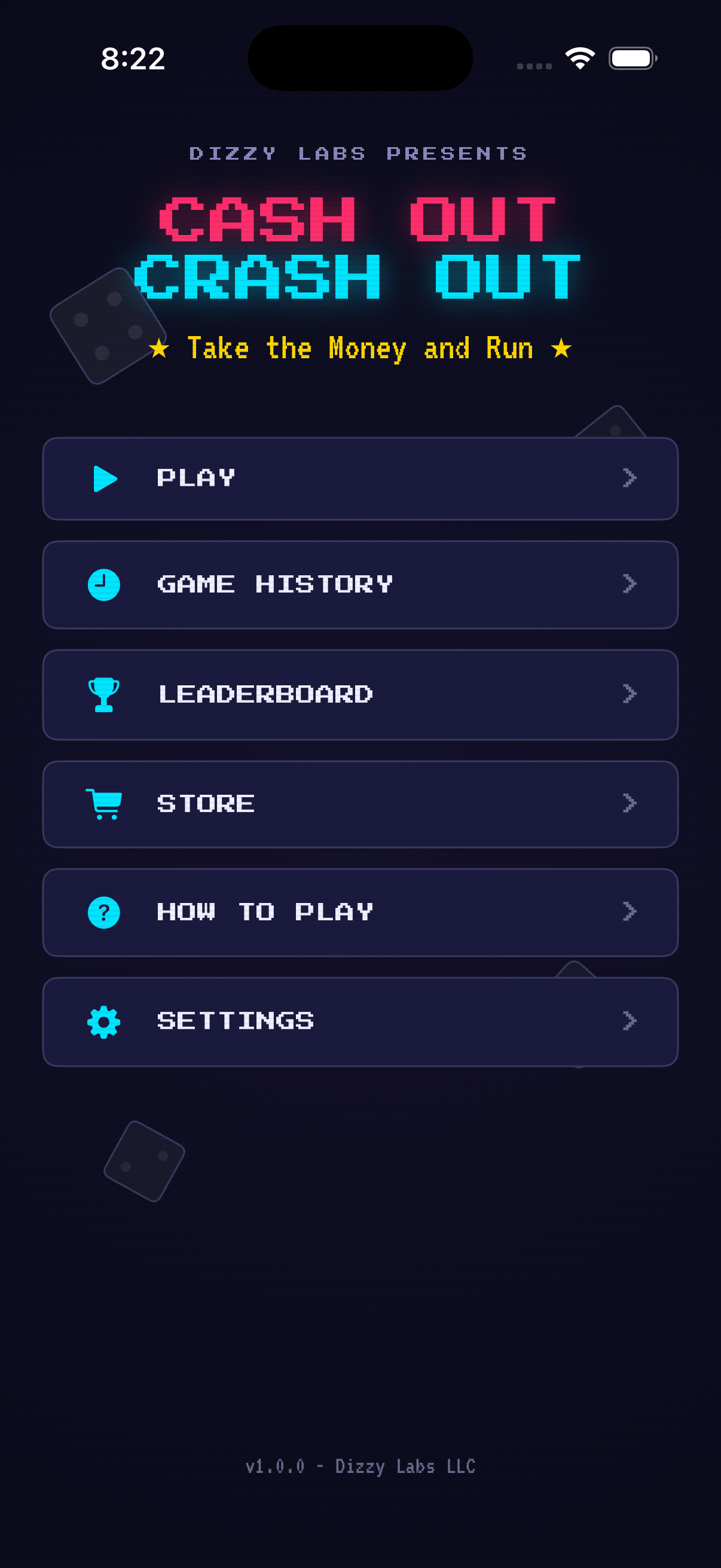 Cash Out Crash Out gameplay screenshot