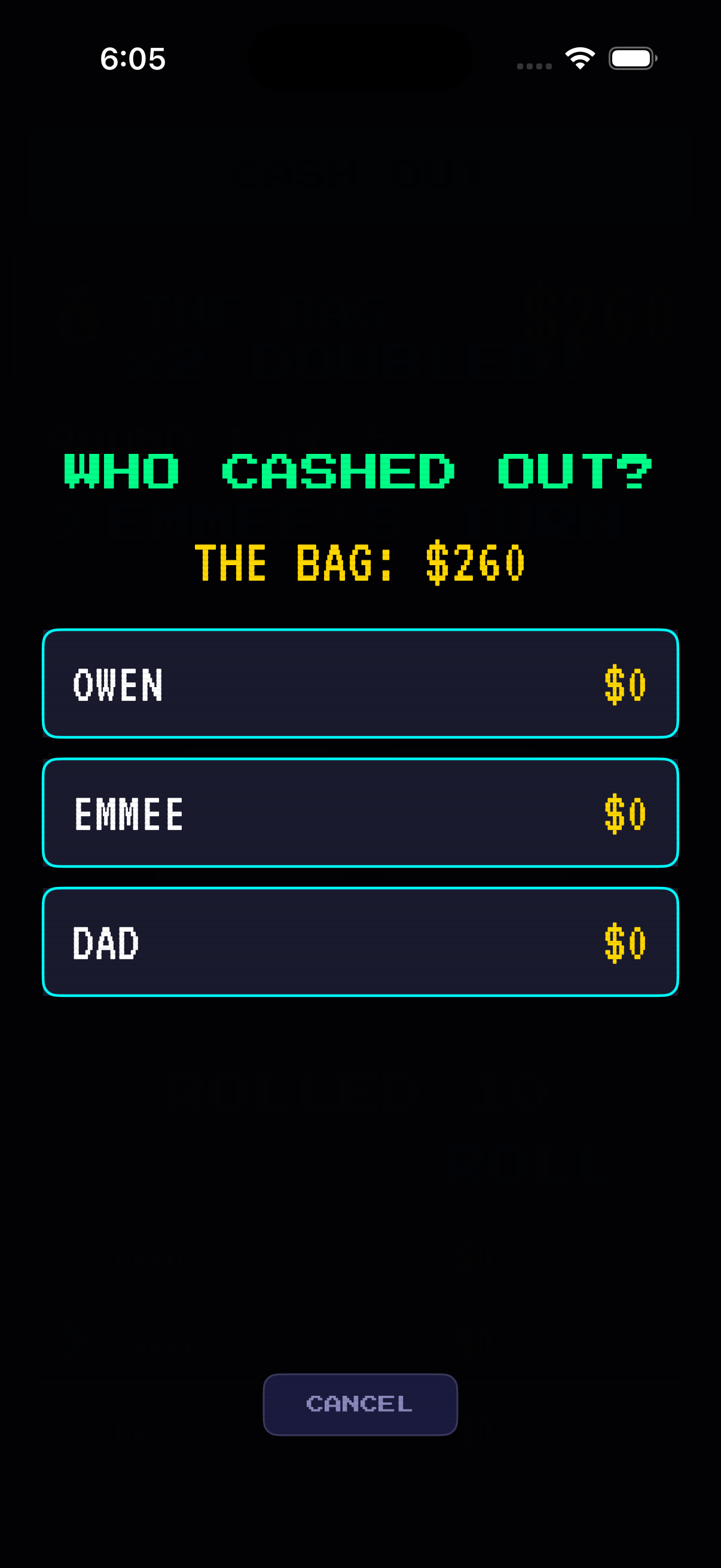 Cash Out Crash Out screenshot